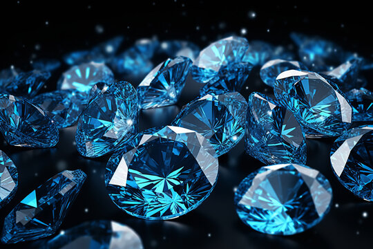 blue diamonds